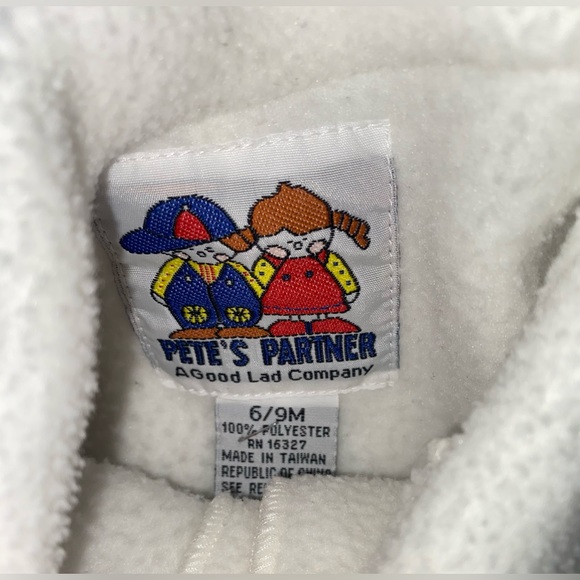 Pete’s Partner Polyster Onesies Size 6-9 Months - Picture 3 of 6